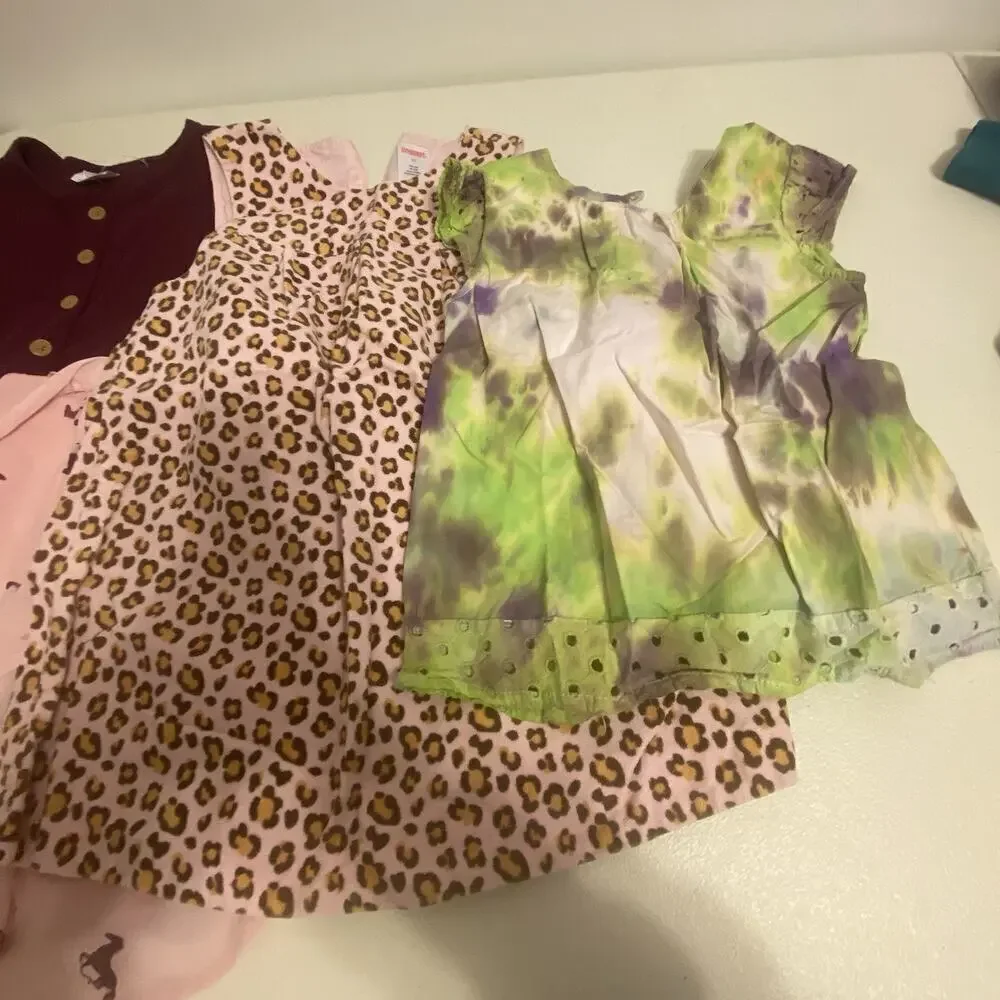 Girls Dress 5-6 Toddler Gymboree Wonder Nation Animal Print Spring Summer Lot3